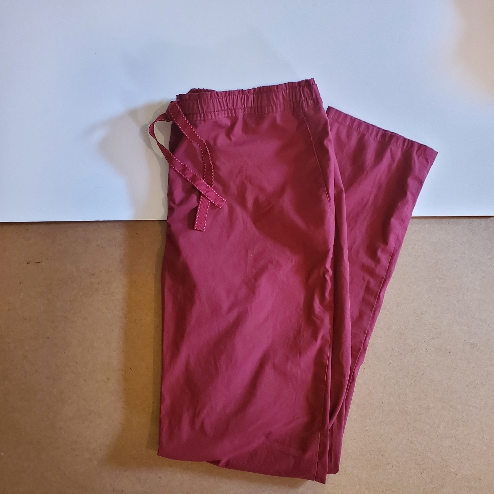 Dark Red Jaanuu Scrub Pants